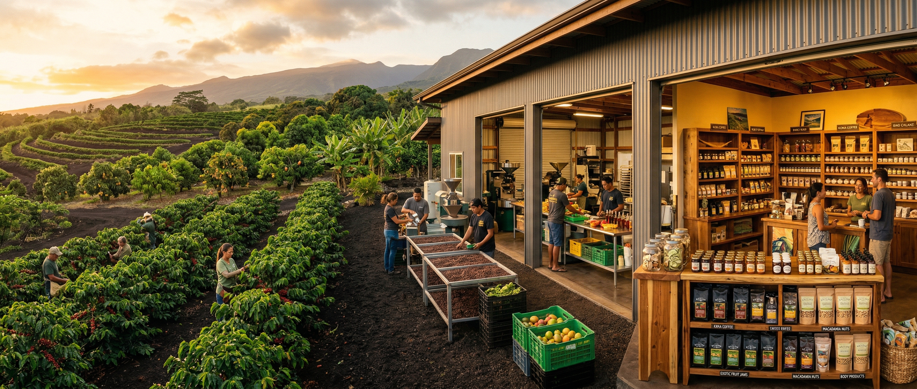 Big Island agriculture to commerce — from farm to shelf